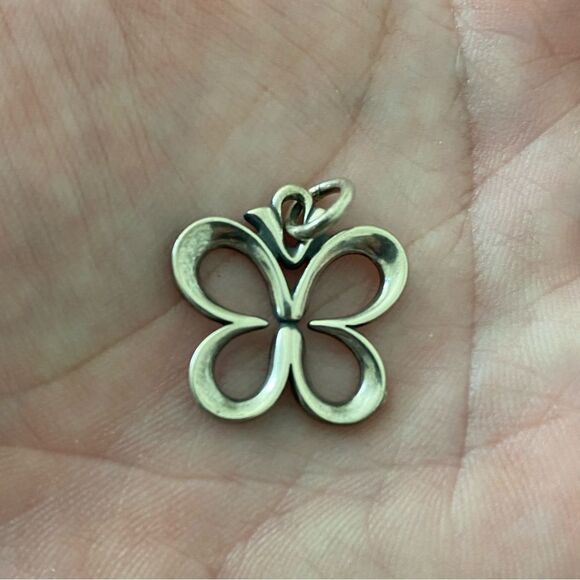 James Avery Retired Open Butterfly Pendant - Picture 1 of 3